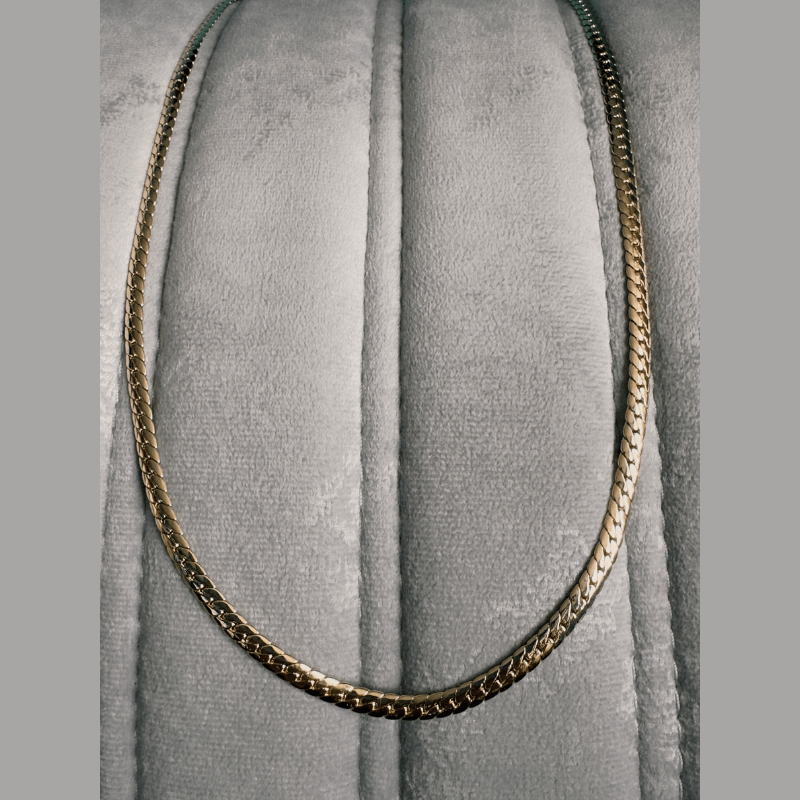 CADENA SERPIENTE 18K