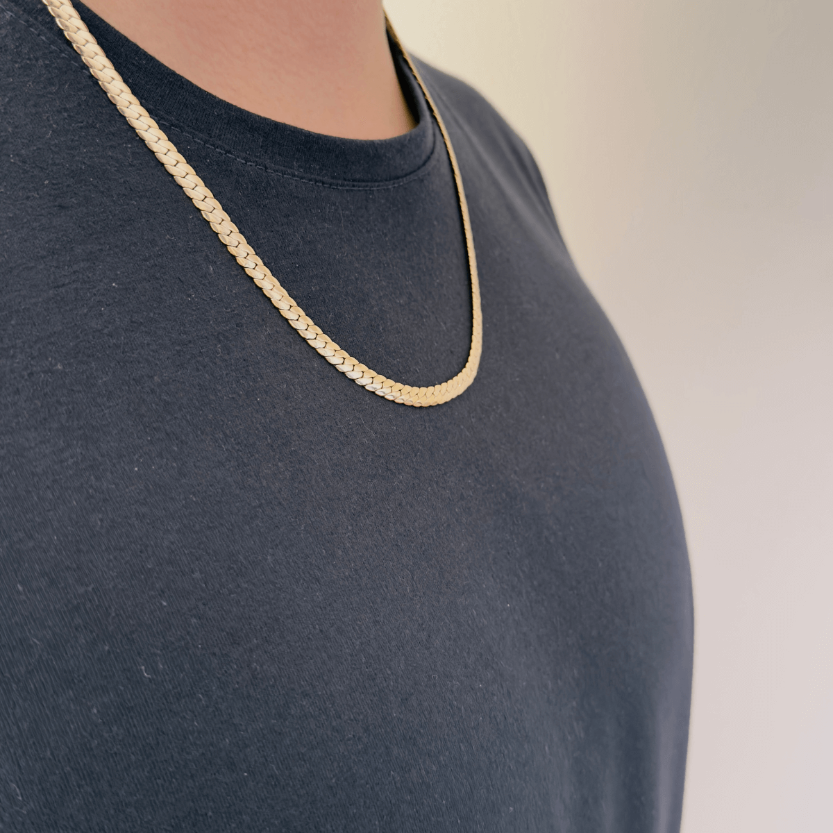 CADENA SERPIENTE 18K