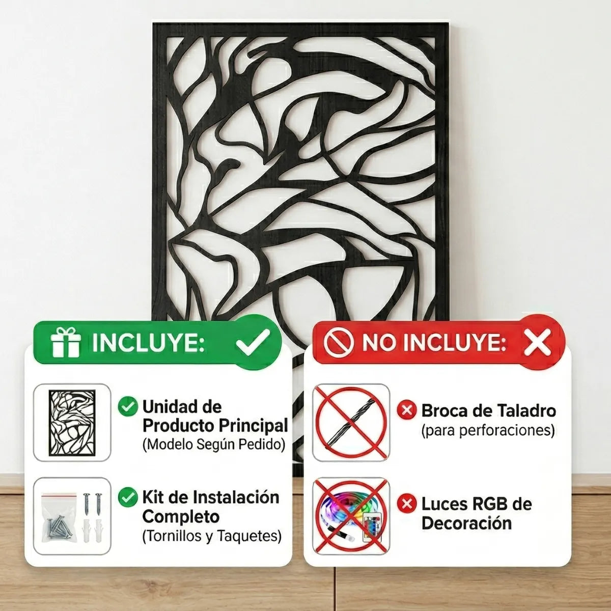 Qué incluye y qué no incluye el cuadro en acero Noxhound