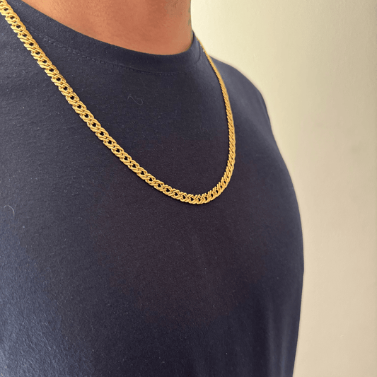 CADENA ENTRELAZADA 18K