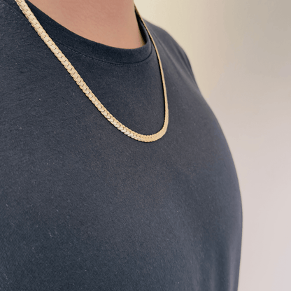 CADENA SERPIENTE 18K