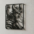 Cuadro decorativo en acero de Aatrox de League of Legends cortado a láser - Noxhound