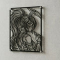 Cuadro decorativo en acero de Akali de League of Legends cortado a láser - Noxhound