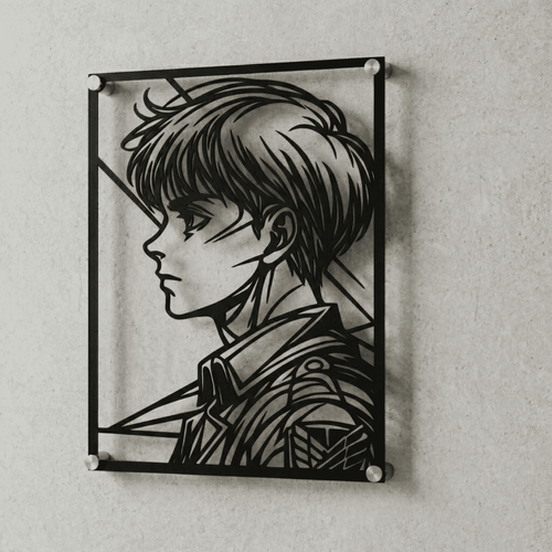 Cuadro Decorativo Anime Shingeki no Kyojin Armin Arlert en Acero