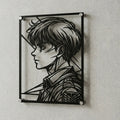 Cuadro decorativo en acero de Armin Arlert de Shingeki no Kyojin cortado a láser - Noxhound