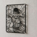 Cuadro decorativo en acero de Barbablanca de One Piece cortado a láser - Noxhound