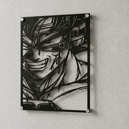 Cuadro Decorativo Anime Dragon Ball Bardock en Acero