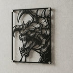 Cuadro decorativo en acero de Cho'Gath de League of Legends cortado a láser - Noxhound