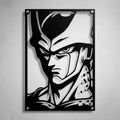 Cuadro decorativo en acero de Cell Forma Perfecta de Dragon Ball cortado a láser - Noxhound