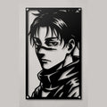 Cuadro de acero de Choso de Jujutsu Kaisen colgado en pared