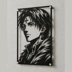 Cuadro decorativo en acero de Chrollo Lucilfer de Hunter X Hunter cortado a láser - Noxhound