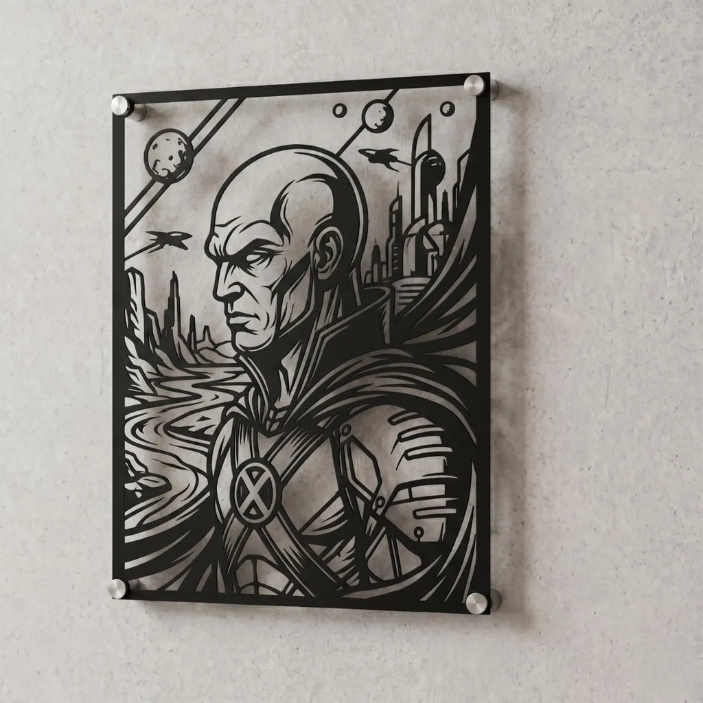 Cuadro decorativo en acero de Detective Marciano de DC cortado a láser - Noxhound