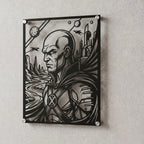 Cuadro decorativo en acero de Detective Marciano de DC cortado a láser - Noxhound