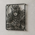 Cuadro decorativo en acero de Diana de League of Legends cortado a láser - Noxhound