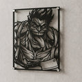 Cuadro decorativo en acero de Dr. Mundo de League of Legends cortado a láser - Noxhound