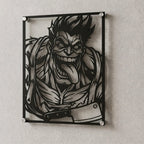 Cuadro decorativo en acero de Dr. Mundo de League of Legends cortado a láser - Noxhound