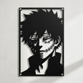 Cuadro decorativo en acero de Dabi de My Hero Academia cortado a láser - Noxhound