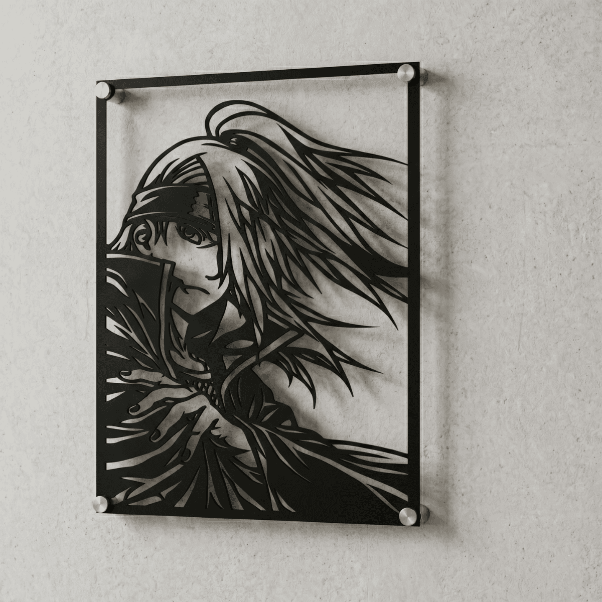 Cuadro Decorativo Anime Naruto Deidara en Acero