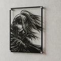 Cuadro decorativo en acero de Deidara de Naruto cortado a láser - Noxhound