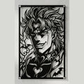 Cuadro decorativo en acero de Dio Brando de JoJo's Bizarre Adventure cortado a láser - Noxhound
