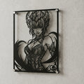 Cuadro decorativo en acero de Evelynn de League of Legends cortado a láser - Noxhound