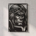 Cuadro Decorativo Videojuego Warhammer 40K Emperador de la Humanidad en Acero