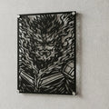 Cuadro decorativo en acero de Endeavor de My Hero Academia cortado a láser - Noxhound