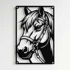Cuadro Decorativo Videojuego The Legend of Zelda Epona en Acero