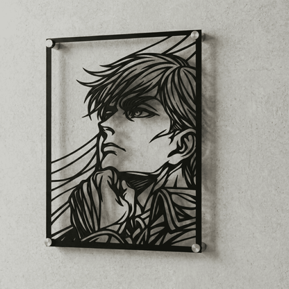 Cuadro Decorativo Anime Shingeki no Kyojin Erwin Smith en Acero