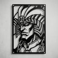 Cuadro decorativo en acero de Exodia de Yu-Gi-Oh cortado a láser - Noxhound
