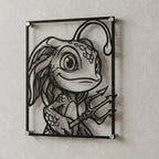 Cuadro decorativo en acero de Fizz de League of Legends cortado a láser - Noxhound