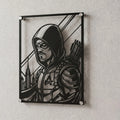 Cuadro decorativo en acero de Flecha Verde de DC cortado a láser - Noxhound