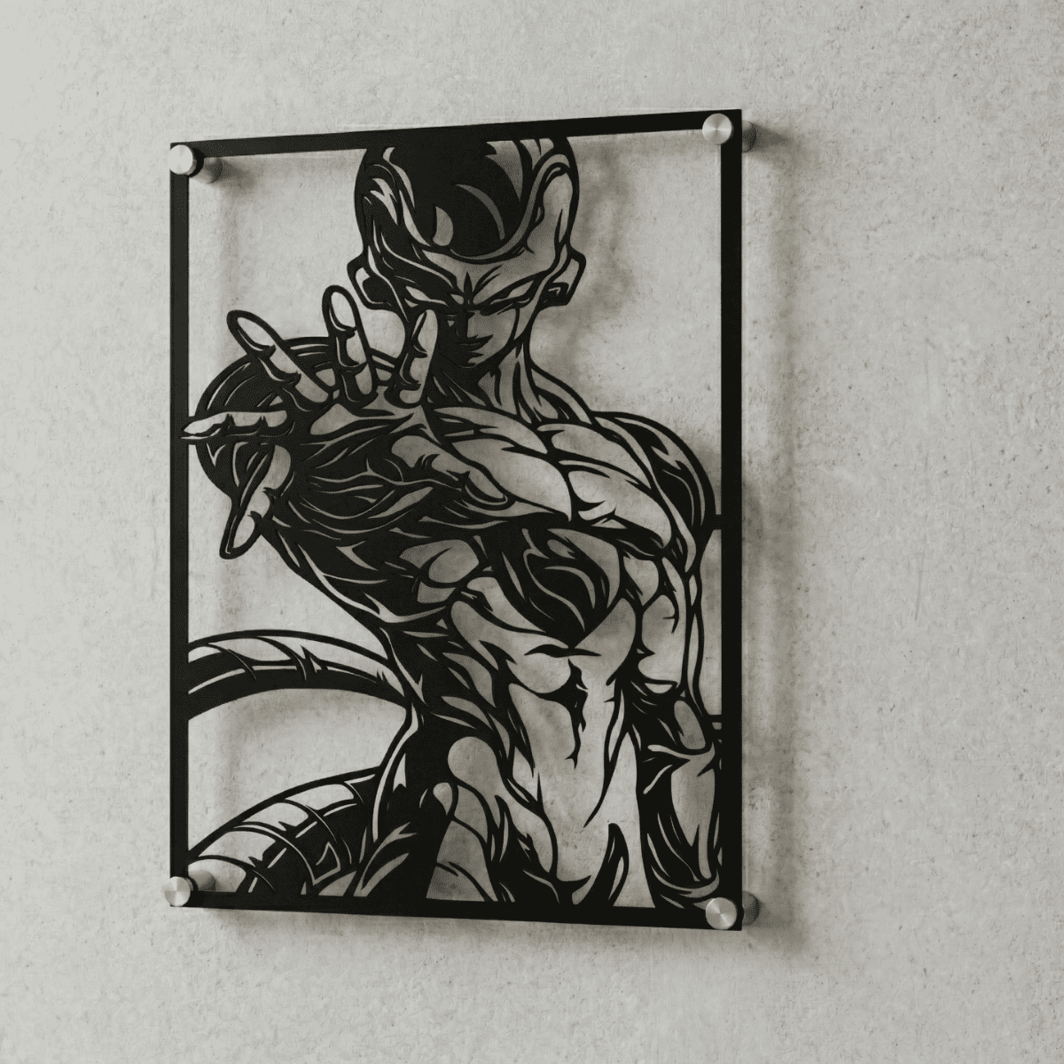 Cuadro Decorativo Anime Dragon Ball Freezer en Acero