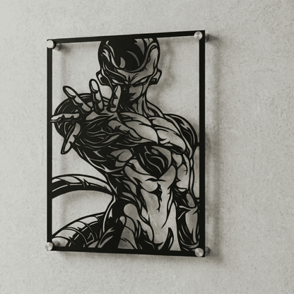 Cuadro Decorativo Anime Dragon Ball Freezer en Acero