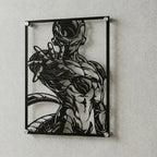 Cuadro decorativo en acero de Freezer de Dragon Ball cortado a láser - Noxhound