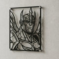 Cuadro decorativo en acero de Galio de League of Legends cortado a láser - Noxhound