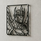 Cuadro decorativo en acero de Galio de League of Legends cortado a láser - Noxhound