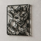Cuadro decorativo en acero de Gnar de League of Legends cortado a láser - Noxhound