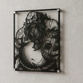 Cuadro decorativo de Gragas de League of Legends en acero cortado a láser