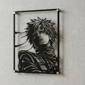 Cuadro decorativo en acero de Gaara de Naruto cortado a láser - Noxhound