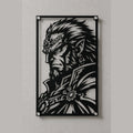 Cuadro decorativo en acero de Ganondorf de The Legend of Zelda cortado a láser - Noxhound