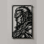 Cuadro decorativo en acero de Ganondorf de The Legend of Zelda cortado a láser - Noxhound