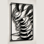 Cuadro Decorativo Anime Pokémon Giratina en Acero