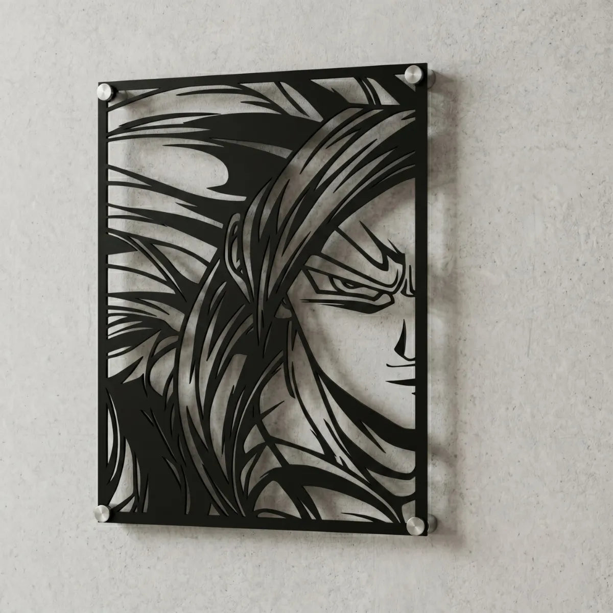 Cuadro decorativo en acero de Gogeta SSJ4 de Dragon Ball cortado a láser - Noxhound