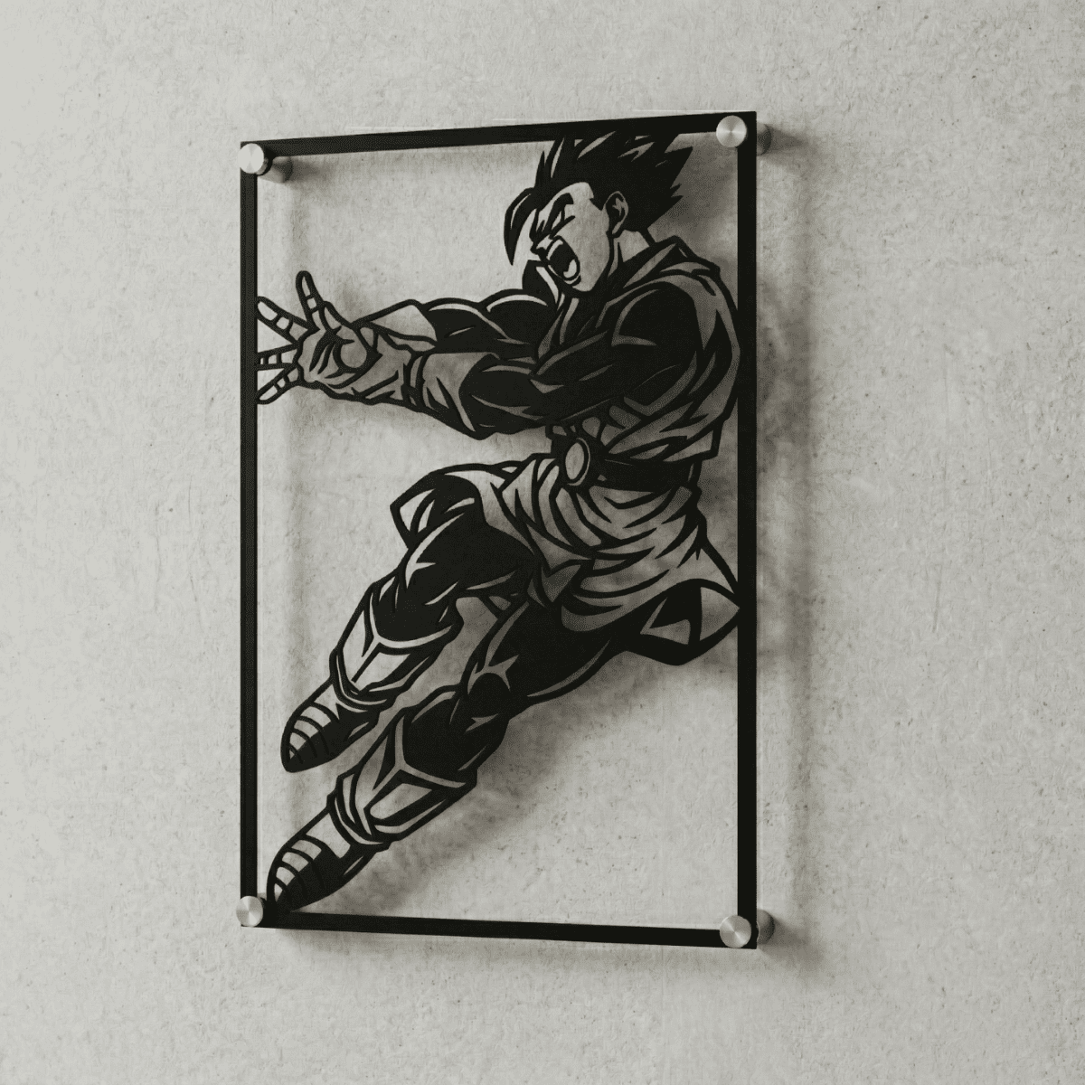 Cuadro Decorativo Anime Dragon Ball Gohan Gran Saiyaman en Acero
