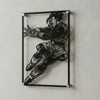 Cuadro decorativo en acero de Gohan Gran Saiyaman de Dragon Ball cortado a láser - Noxhound
