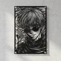 Cuadro decorativo en acero de Gojo de Jujutsu Kaisen cortado a láser - Noxhound