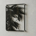 Cuadro decorativo en acero de Goku SSJ4 de Dragon Ball cortado a láser - Noxhound