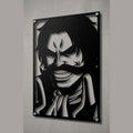 Cuadro decorativo en acero de Gol D. Roger de One Piece cortado a láser - Noxhound