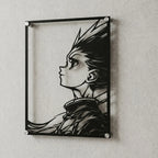 Cuadro decorativo en acero de Gon Freecss de Hunter X Hunter cortado a láser - Noxhound